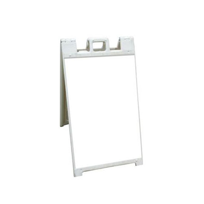 24" x 36" White A-Frame Signicade Deluxe (holds a total of 2 inserts, front & back)